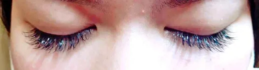 まつげエクステの施術後