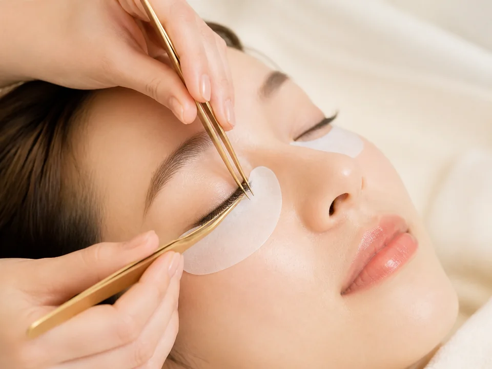 まつ毛エクステをイメージしたエステ写真 — 那覇の Beauty Salon Gorgeous