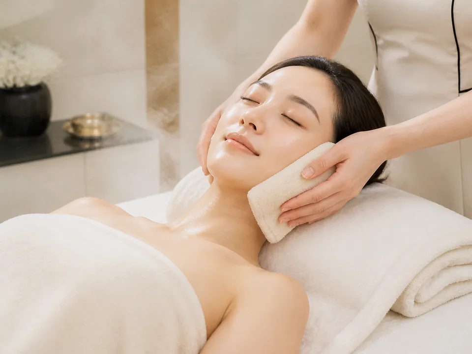 リボーニングをイメージしたエステ写真 — 那覇の Beauty Salon Gorgeous